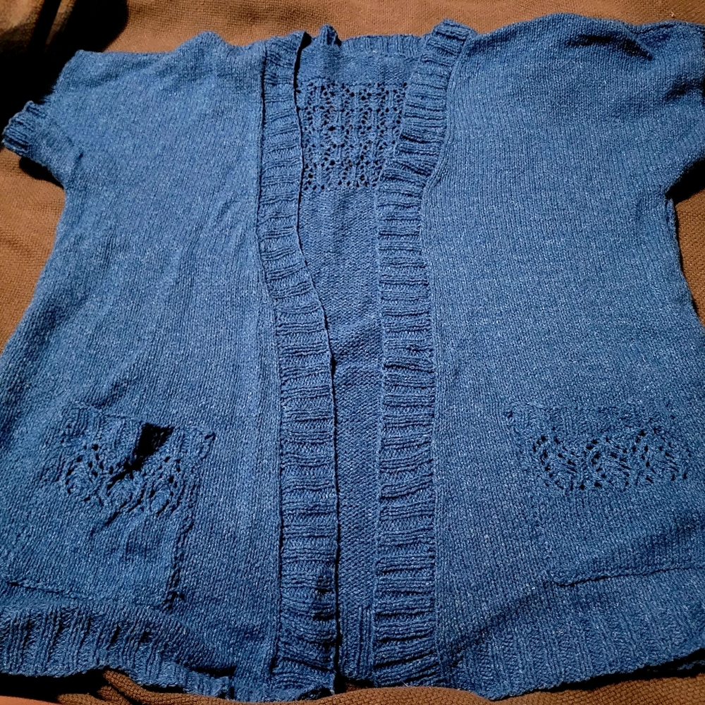 Handmade blue cardigan